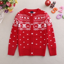 Girls Knitted Cardigan Spring and Autumn Coat Baby Childrens Sweater Big Kids 2022 New Little Girls All-match Childrens Clothes