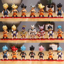 Dragon Ball super hand-made full set of 21 dolls Sun Wukong Gohan Vegeta Saiya doll model decoration gift