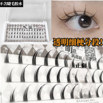 Cute M67 Transparent Fine Stalk Fairy Comics Fake Eyelash Single Cluster Female Little Devil Sun Flower Makeup Artist Cos