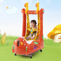 New deer Swing Swing Machine Factory Direct sale childrens shopping mall coin rocking car supermarket door swing swing