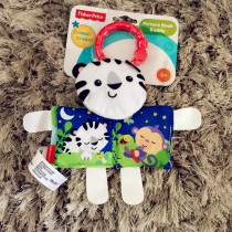 Children's early education toys European and American baby cloth book gum ringing paper Xiao Mao tiger can't tear books car hanging bed