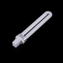 Lamp tube Shanghai Chi ball two-needle eye bulb energy-saving fluorescent table lamp 11WU type three primary color glass H lighting tube