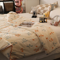 ins can machine wash summer quilt by child soybean fiber summer cool by small frescoed single double summer thin quilt air conditioning