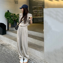 Superior feeling wear a small salt commuter coat in 2023 summer fashion professional broadleg pants two sets