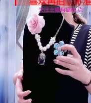 Necklace set (brooch necklace to send a flower)