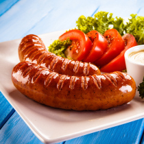 Weiyu Spanish chorizo sausage 2kg about 22 hotels Western restaurant frozen meat sausage ham breakfast intestines