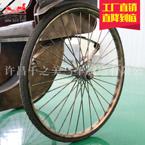 Vintage Rickshaw rickshaw accessories Solid wheels Rubber wheels Rickshaw welded spoke wheels Antique tires