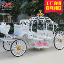 Iron Art Hollowed-out Princess Wedding Cinderella Pumpkin Carriage Wedding Sightseeing Tour Wagyu Wedding photo Flower Car