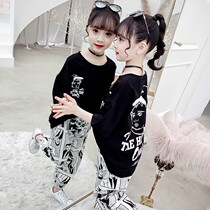 Next Fairy girl T-shirt 2022 Summer new foreign air children trendy short sleeve kid pants suit