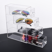 Acrylic glasses shelf High-grade household creative glasses storage shelf Sunglasses display display stand Multi-functional