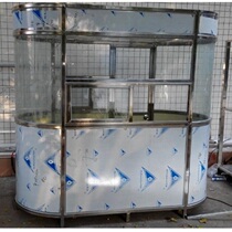 Stainless steel security room Mobile outdoor finished real estate sentry box property kindergarten on duty guard room manufacturer
