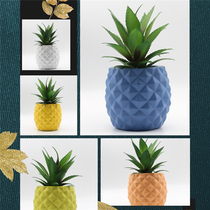 Nordic modern ins simulation flower fleshy creative pineapple pineapple Living Room restaurant home wine cabinet decorations ornaments