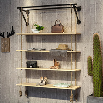 Simple clothing storeshoe Shoe Shoe Shoe Shoe Shoe frame on wall multi-layer packaging shelf shelf shelf creative