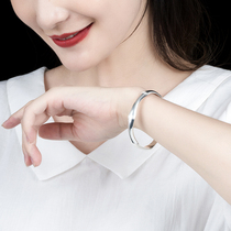 Zhenhuatang Original Bamboo Foot Silver Bracelet Fashion Silver Jewelry Silver Bracelet Female Students Joker Bracelet Handmade Customized