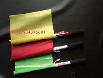 The flag patrol flag track and field signal law order flag assistant referee traffic command flag spot