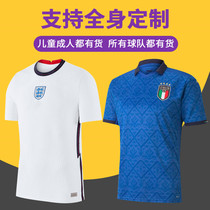 Italy England Portugal France Germany football suit set custom Thai version of the jersey Childrens national team 21