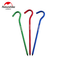 Naturehike mob tent ground nail Ding outdoor fixed accessories round hook bold and long windproof camp nail