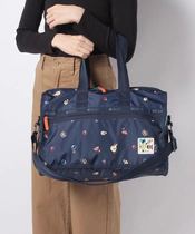 Nix Premium 4318-G748 mid-number travel bag Hand inclined satchel Sesame Street can be inserted with pull bar Box 4319 Large number