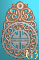 Floro-hollowed out-of-the-word fine sculptured figuristic jade sculpture figure JDP