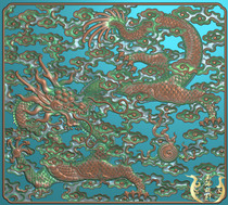 Dragon Xiang Yunlong Dragon Board Fine Sculpture Photo Relief Map Jade Sculpture JDP