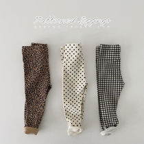 Childrens spring and autumn beat bottom pants girl sashimi pants child clothing BAO WEN long pants baby foreign air 2022 spring and summer new