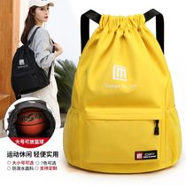 Oxford cloth large capacity bag shoulder bag men's and women's 2021 new simple travel rope bag sports basketball bag