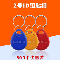 Community smart lock access control card id card Fudan m1 chip card keychain custom ic card property authorization elevator card electronic induction parking card cuid blank copy card can be repeatedly erased