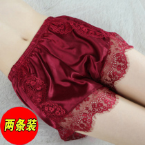 Eyelash Lace Lace Safety Pants Anti Walking Light Woman Inside And Outside Wearing Loose Summer Thin big code Wedding Beating Underpants