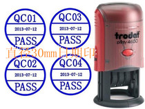 Zhuoda 46130 ink printing flip bucket printing adjustable date chapter IQC OQC PQC IPQC date seal bag engraving