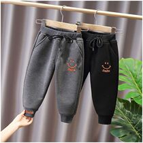 Boy Clothing Boy Garnter Pants 2022 New Female Baby Sports Casual Pants Thickened Childrens Pants Children Spring And Autumn Clothes