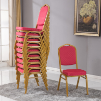 Hanfeng Boya Aluminum Alloy High-end Dining Chair Hotel Banquet Chair Conference Training Activities Special Folding General Chair