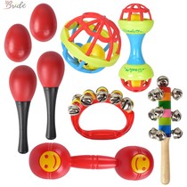 Rattle Chinese style baby old-fashioned rattles sand hammer Childrens educational early education can bite soothing toys