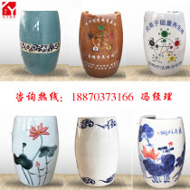 Ceramic steamed foot bucket Chinese medicine steamed foot cylinder ceramic foot Weng live porcelain energy pedicure cylinder negative ion sweat steam barrel health tank