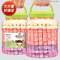 Freeze-dried yogurt block canned mixed Yogurt Fruit block Fruit strawberry yogurt freeze-dried block childrens snacks for pregnant women