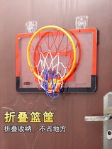 Basketball frame hanging outdoor shooting ball frame Childrens basketball frame Household can be dunked without punching Adult standard simple