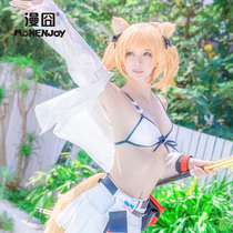 (漫 囧)Tomorrow ark sky swimsuit summer summer flower leisurely holiday cos wig spot
