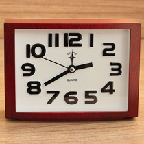 Polaris alarm clock silent seat clock home bedroom bedside clock creative pendulum clock simple desktop clock desktop clock