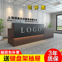 Company front desk Reception desk Information desk Desk cashier Bar office panel front desk Welcome
