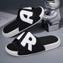 2022 new slippers mens wave summer fashion outside wearing thick bottom sports to drag outdoor beach non-slip and cool