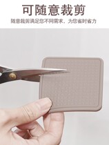  Furniture horizontal gasket cabinet padded foot rubber triangular cushion block with adjustable refrigerator balance pad ground not flat