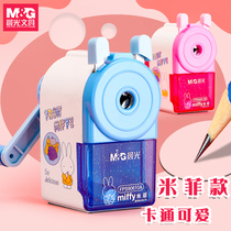 Morning light automatic lead pencil sharpener childrens primary school students turn pencil sharpener hand pencil sharpener for boys and girls with 2b than pencil sharpener manual small car pencil sharpener stationery