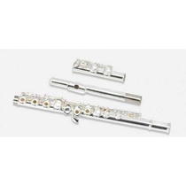 Supply 16-hole Open silver-plated flute (with E-key) C- tone flute 16-hole silver-plated flute opening