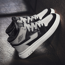 aj mens shoes autumn youth basketball sports leisure breathable board shoes high trend wild Air Force One trendy shoes