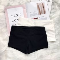 New spring Summer Womens pure cotton ultra short section Safe hit bottom pants breathable anti-walking light black and white thin elastic to implode and not curl