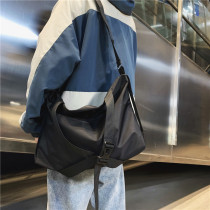 Tide brand mens and women shoulder bag mens shoulder bag Japanese leisure mens sports tooling backpack mens bag function style satchel bag