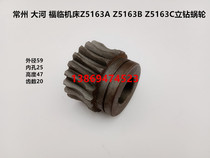 Dahe Changzhou Fulin machine tool Z5163A Z5163B Z5163C Vertical drilling worm gear cast iron gear number 20