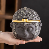 Sun Epiphany Ashtrays New Chinese Creative Ceramics Home Living Room Tea Table Purple Sand China Wind