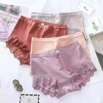 3 womens panties Sexy lace high elastic comfortable girl briefs Japanese cute