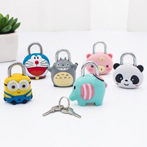 Cabinet key dormitory lock wardrobe padlock lock home lock student retro cartoon small mini cabinet door lock