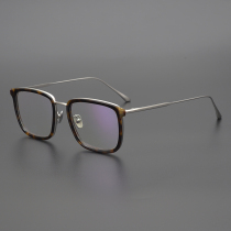 Japanese handmade glasses frame mens ultra-light myopia frame plate retro full-frame frame frame big face big size